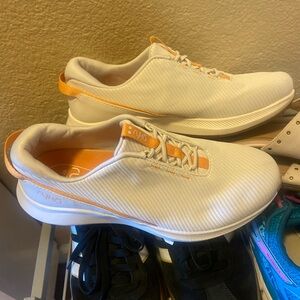 Ryka White and Orange Athletic Shoes